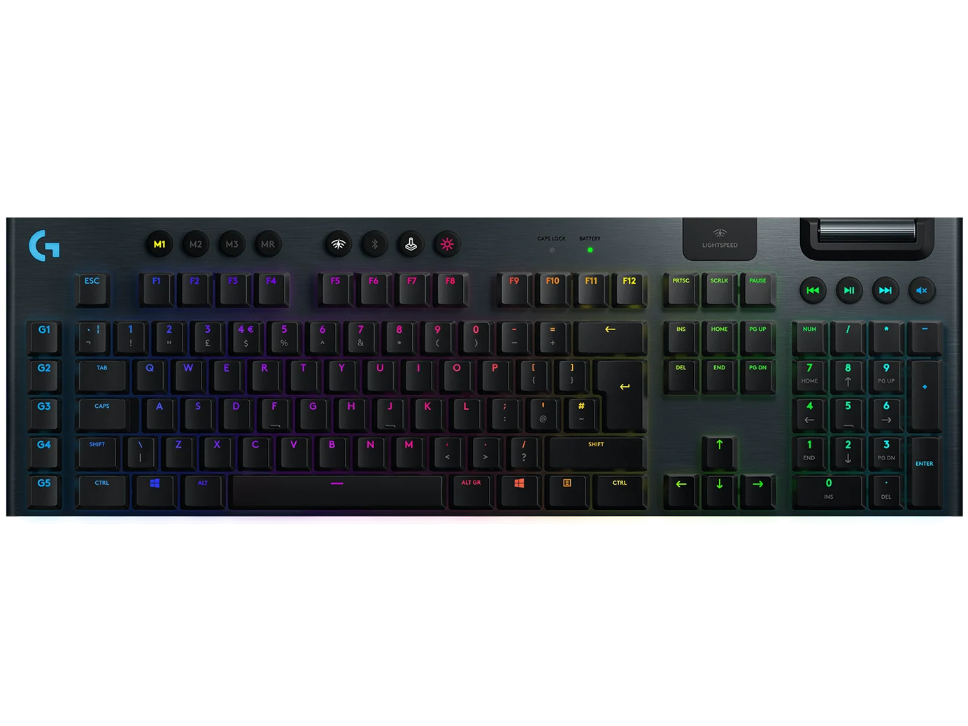 G915 / G915 TKL Full Keycap Set Black UK layout