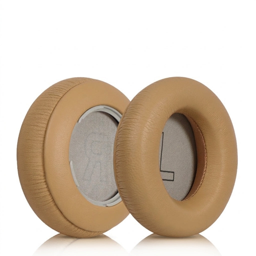 Replacement ear pads for Bang &amp; Olufsen Beoplay HX / H9 Gen 3 - Beige Real Leather