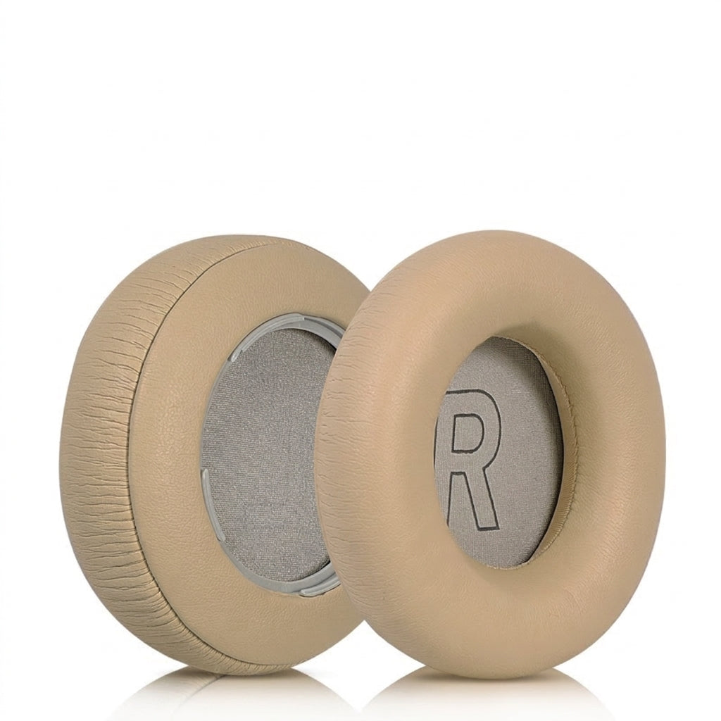 Replacement ear pads for Bang &amp; Olufsen Beoplay HX / H9 Gen 3 - Beige Vegan Leather
