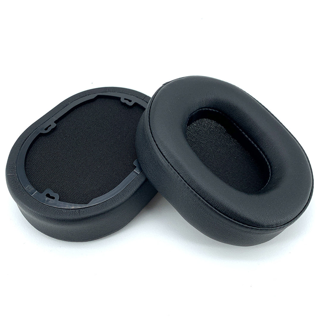 Replacement ear pads compatible with Corsair HS55 black vegan leather