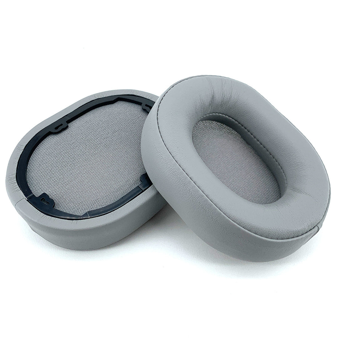 Replacement ear pads compatible with Corsair HS55 grey vegan leather