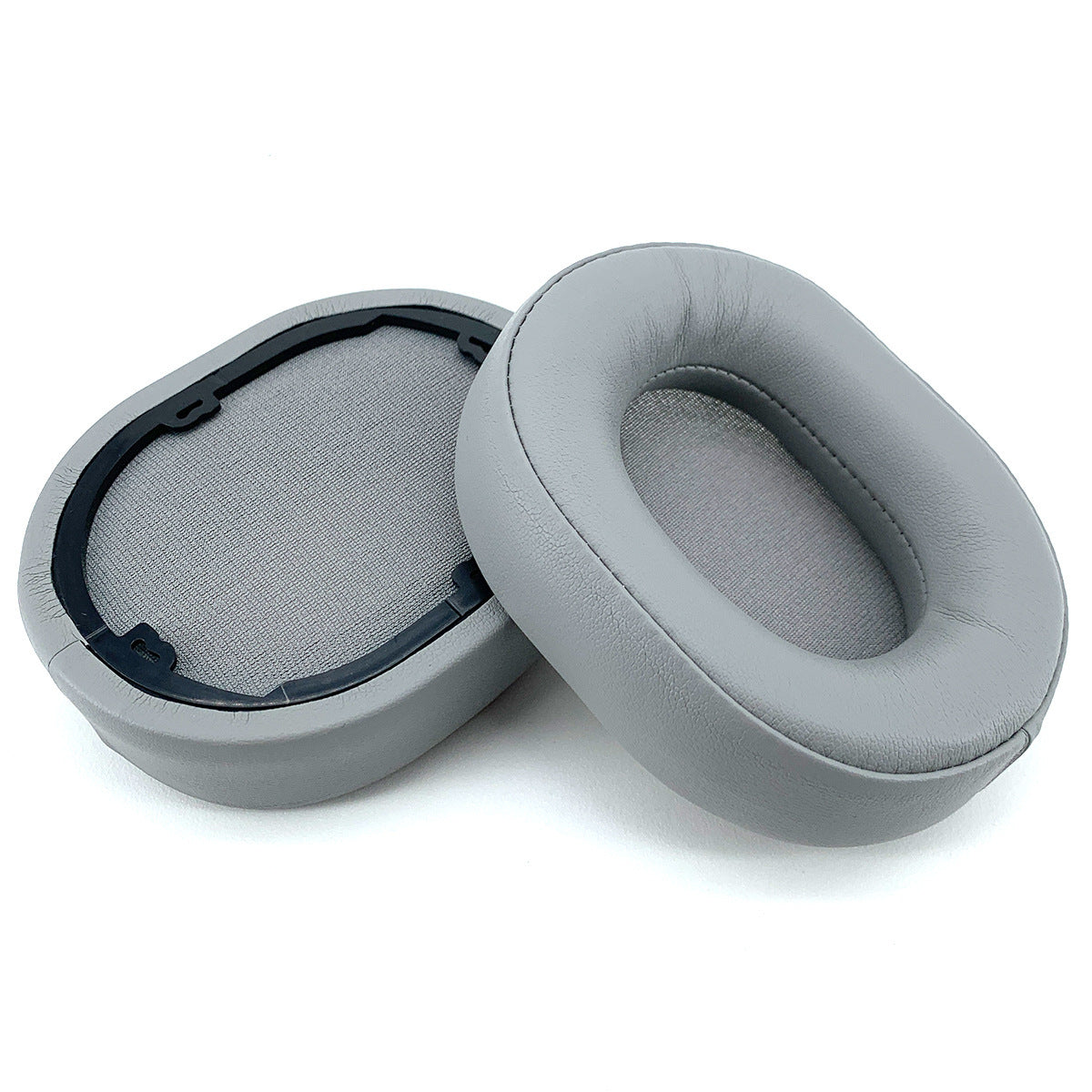 Replacement ear pads compatible with Corsair HS55 grey vegan leather