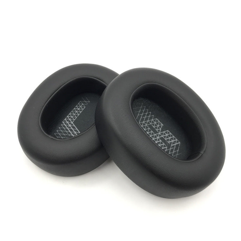 Replacement ear pads compatible with JBL E65BTNC black vegan leather