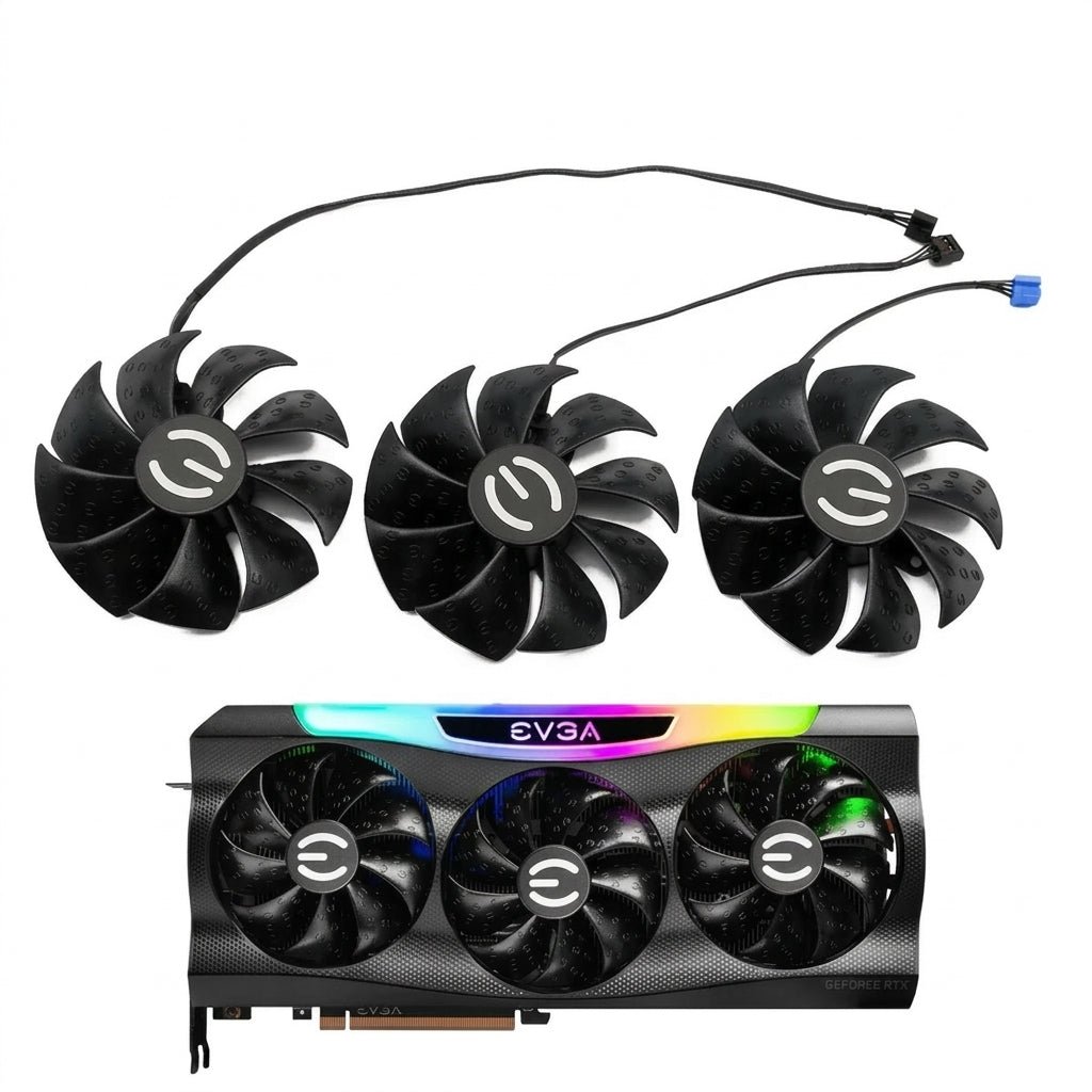 Replacement GPU Fans for EVGA RTX 3060 3070 3080 Ti 3090 FTW3 ULTRA