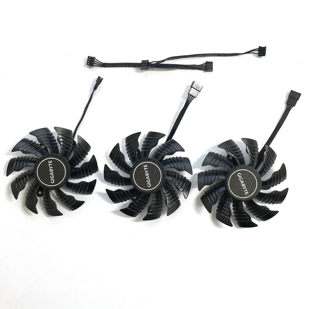 Replacement GPU Fans for GIGABYTE RTX 2070 2080 Ti OC Super Gaming - 82mm