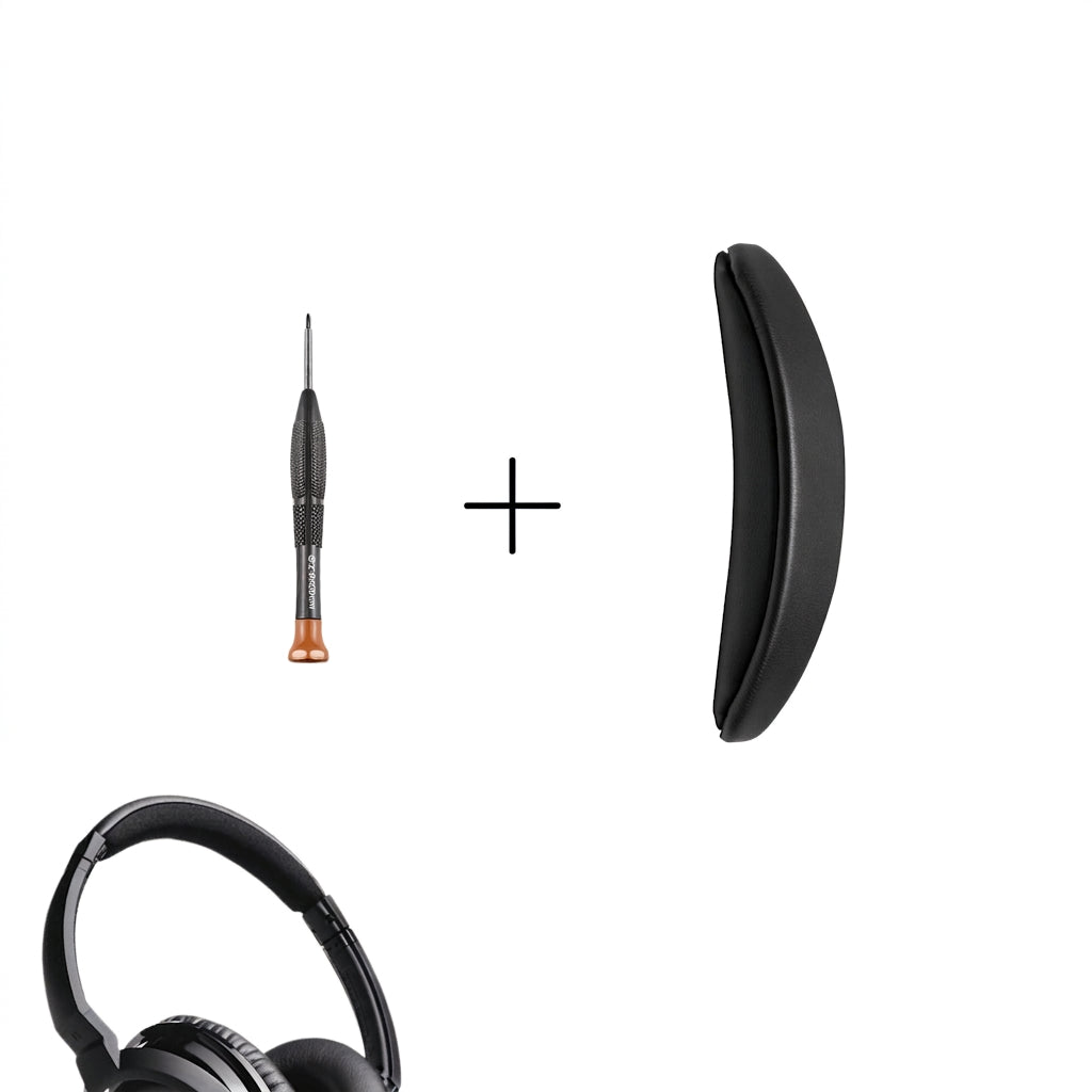 Replacement headband compatible with Bose AE1 / AE2 / AE2i / AE2w, Black