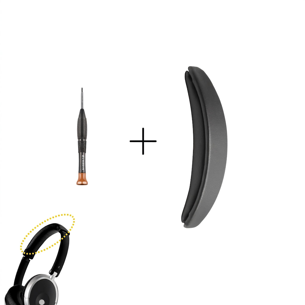 Replacement headband compatible with Bose OE1, Black