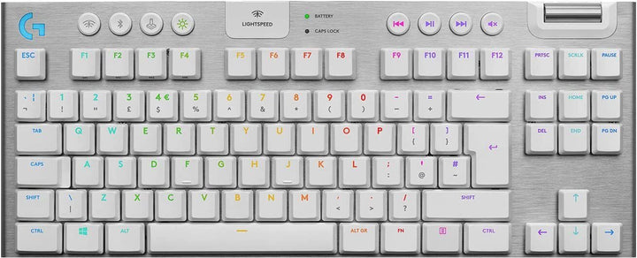 Replacement Keycap Set for G915 / G915 TKL - White UK layout