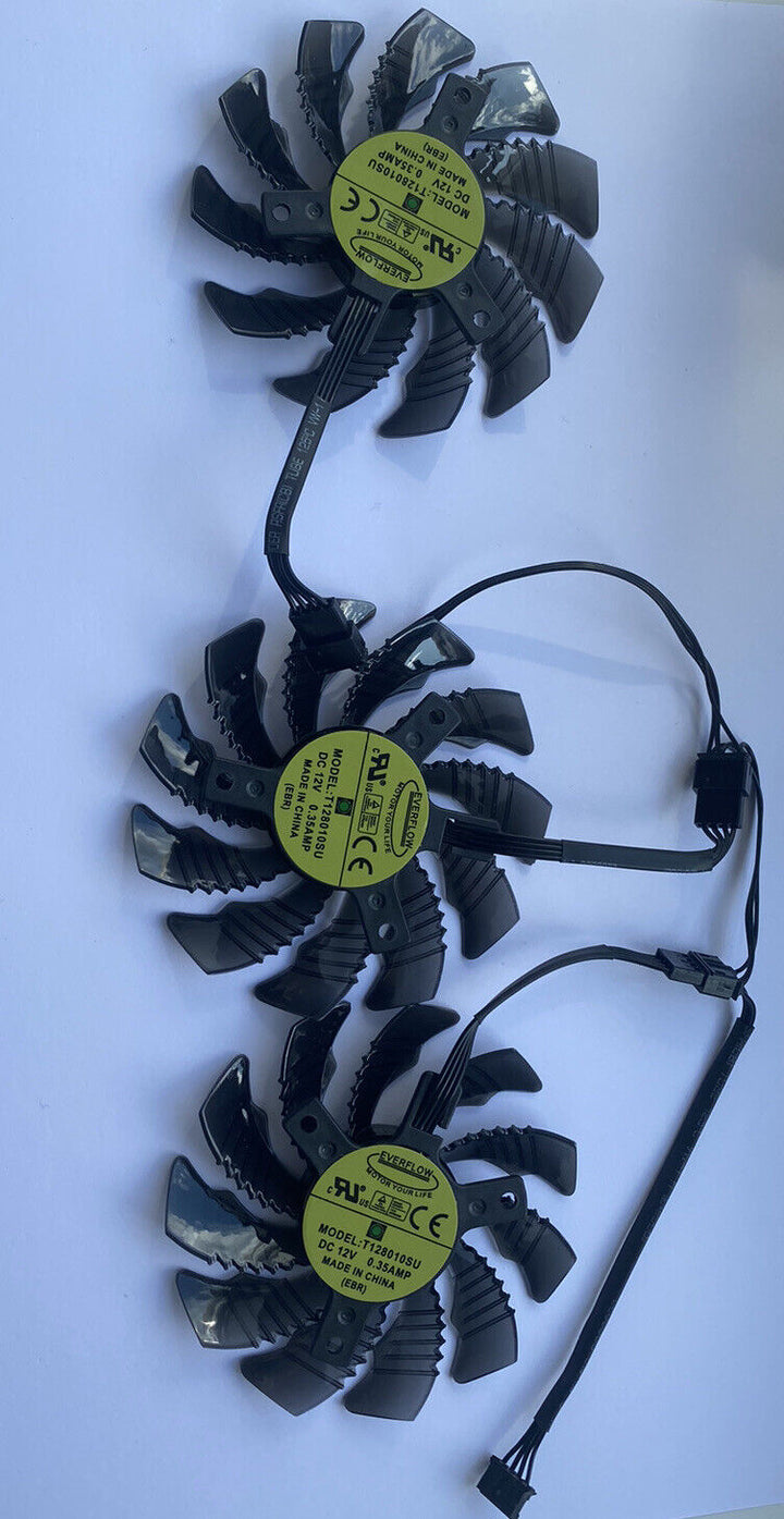 Replacement GPU Fans for Gigabyte GTX 1070 1080 Ti OC Gaming Windforce Black